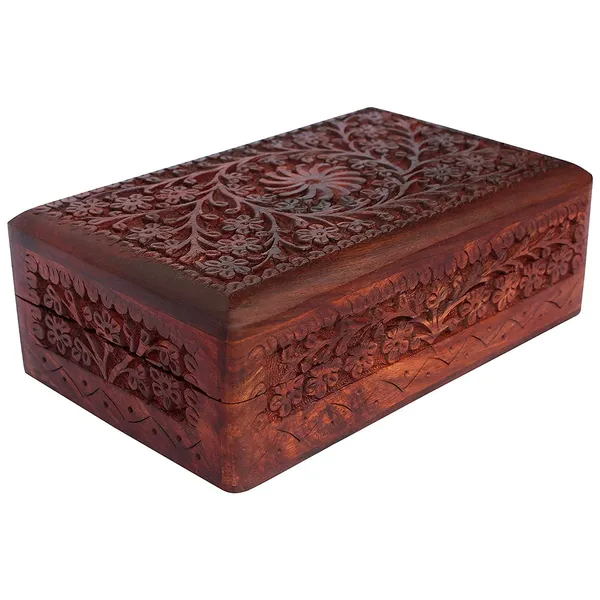 Wood_Brass_Velvet_Lined_Hand_Carved_Jewellery_Organizer_Box